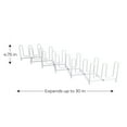 thumbnail image 2 of Mainstays Expandable Pan & Lid Organizer, White, 2 of 7