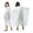 Z01 White, variant on JUMEYU Rain Coats for Boys Rain Poncho for Kids Raincoat, Reusable Rain Coats for Boys Girls, Rain Jackets Gear with Hood Size 6-15 (Purple,6-15 Years)