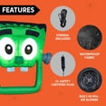 thumbnail image 6 of Joyfy 4.3 FT Halloween Inflatable Zombie Decoration,Trunk or Treat Car Decorations Kit with Built-in LED Light for Halloween Party Indoor,Outdoor,Yard,Garden Decor, 6 of 8