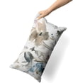 thumbnail image 3 of Brown Cream Grey Teal Floral Pillow Covers Watercolor Flower Couch 12x20'''' Pillow Cases Rustic Abstract Modern Throw Pillows Set of 2 Farmhouse Home Decor for Room Bedroom Bed Cushion Outdoor, 3 of 6