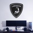 thumbnail image 2 of LaModaHome Lamborghini Metal Car Emblem, 2 of 5