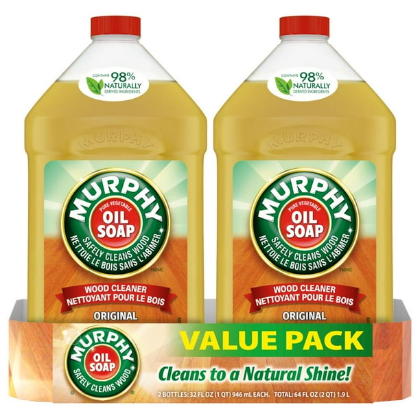 Murphy Oil Soap Wood Cleaner, Original 32 fluid ounce, 2 count