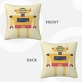 thumbnail image 3 of ZICANCN Decorative Throw Pillow Covers , Flat Cyborg Robot Couch Sofa Decorative Knit Pillow Covers for Living Room Farmhouse 24"x24", 3 of 8