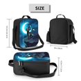 thumbnail image 2 of Portable Insulated Lunch Bag for Men and Women, Reusable Thermal Meal Tote with Detachable Shoulder Strap, Lightweight Anime Inspired Cooler, 2 of 6