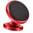 thumbnail image 4 of bedienty Smart Phone Magnetic Holder Dashboard GPS Mount Universal 360 In Car Air Vent Red Paste type 1Set, 4 of 6