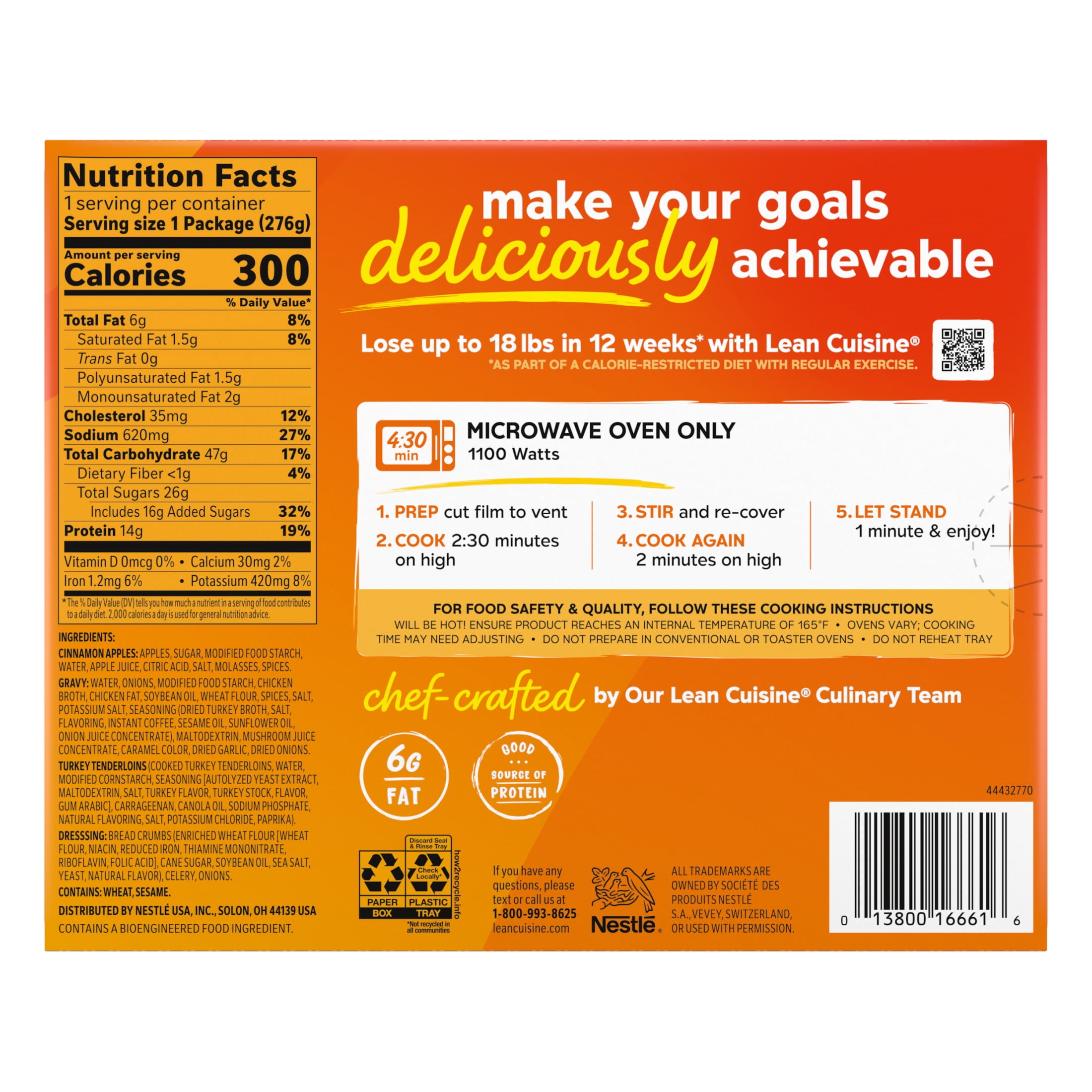 Lean Cuisine Roasted Turkey Breast Frozen Meal, 9.75 Oz