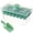 green, variant on Homemade Small Ice Cube Mold Set, 68 Double Layered Design, Essential for Summer Cold Drink Enthusiasts