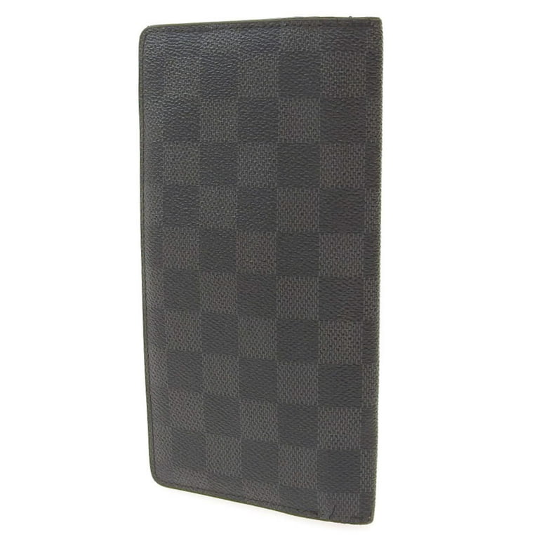 Pre Owned Louis Vuitton LOUIS VUITTON Damier Graphite Portefeuille