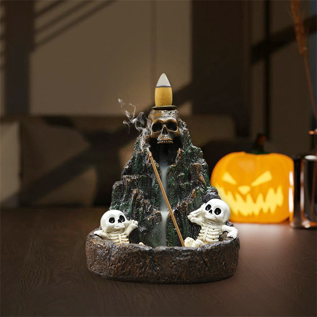 BQBQERT Backflow Incenses Burners Indoor Fume Waterfall Incenses Holder Creative Incenses Burners Aromatherapys Ornament