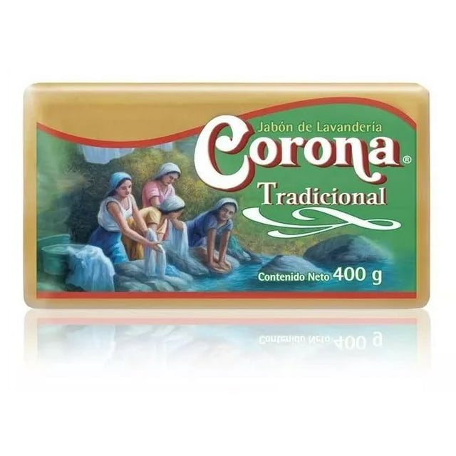 Jabón Corona Amarillo Con Envoltura Caja 25 Pz De 400g