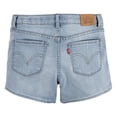 thumbnail image 2 of Levi's Girls' Denim Shorty Shorts, Sizes 4-16, 2 of 4