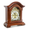 thumbnail image 2 of Bedford Clock Collection Redwood Mantel Clock with Chimes, 2 of 7