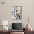 thumbnail image 3 of Denim Dreams I Shadowbox Print Geode Wall Decor by Art Remedy, White Frame, 16 x 24, 3 of 7