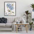 thumbnail image 3 of Stupell Industries Farmhouse Blue Hydrangea Allure Gray Floating Frame Canvas Art, 25 x 31, by Nan, 3 of 7
