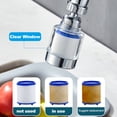 thumbnail image 4 of Filtro de agua transparente para grifo, fácil de instalar y reemplazar para cocina y baño, 4 of 9