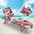 thumbnail image 5 of Blueek Beach Chair Cover 29x83in with Side Pockets Soft Microfiber Towel Portable Lounge Chair Cover for Outdoor Beach and Pool Use(C), 5 of 7