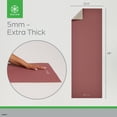 thumbnail image 2 of Gaiam Reversible Yoga Mat, Pink Khaki, 24" x 68", 5mm Thickness, 2 of 8