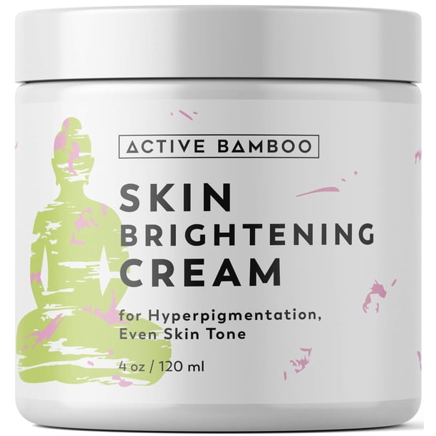 Corrector de manchas activo de bambú para rostro y cuerpo. Crema radiante para la piel, corrector de manchas oscuras, eliminador de manchas de la edad para la cara, crema hidratante de día y noche, 4