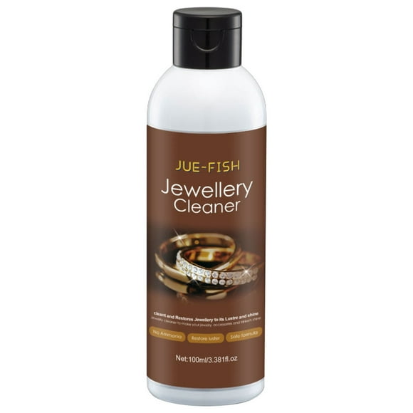 Bfogop Jewelry Cleaner Solution Concentrated for Diamonds, Gold, Silver & More | Compatible with Ultrasonic Machine Non-Toxic Cleaner