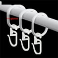 thumbnail image 5 of hejhncii 50Pieces S Shape Curtain Track Gliders Hooks Easy Installation Drapery Hardware, 5 of 10