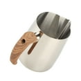 thumbnail image 3 of 304 Stainless Steel Milk Frothing Cup with Comfortable Handle, Dripless Spout, Inner Scale, Multifunctional for Coffee, Tea, and More, 3 of 7