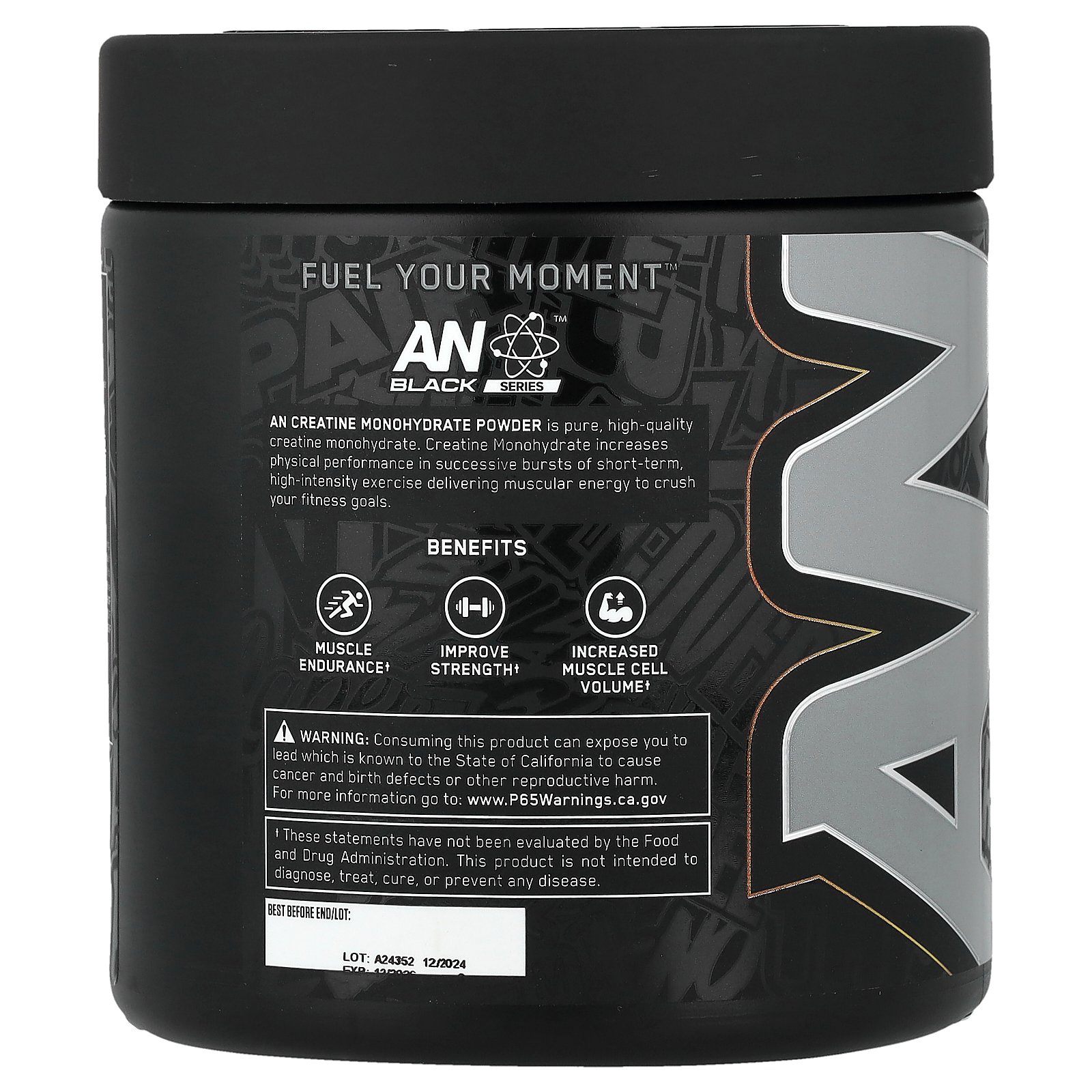 ABE Creatine Monohydrate - Micronized Unflavoured Powder - Increases High-Intensity Physical Performance (10.58 oz - 60 Servings) (Unflavoured)
