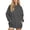 Grey, variant on NinXxx Unisex Pullover Hoodie Solid Color Casual Sweatshirt Jacket Hot Pink XXL