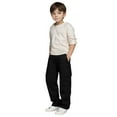 thumbnail image 5 of Ashirexll Boys Cargo Pants Boys Fall Jeans Sports Cargo Pants Stretch Elastic Waist School Kids Twill Joggers for 4-13 Years, 5 of 7