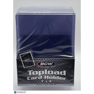 BCW #1 Collector Protective Semi Rigid Card Holders 3 5/16 x 4 7