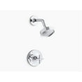 thumbnail image 1 of Kohler K-TS14422-3-CP Purist Rite-Temperature Shower Trim with Cross Handle & 2.5GPM Showerhead - Polished Chrome, 1 of 1