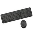 thumbnail image 1 of Mofii Mofii Retro Wireless Keyboard and Mouse Combo, 2.4G Ergonomic Design, Typewriter Style, Plug & Play, Black, 1 of 6