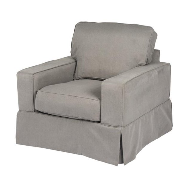 Sunset Trading Americana Chaise Housse Ensemble Ardoise Peyton