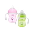 thumbnail image 1 of Chicco Paquete de 2 Vasos de Transición 4 meses+ Rosa, 1 of 5