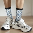 thumbnail image 6 of Vsdgher Vintage Floral Birds Crew Socks for Men & Women, Breathable Casual Athletic Ankle Socks, 6 of 6