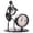 F, variant on TIELUTT Stainless Steel Small Desk Clock Retro Personality Elegant Christmas Decorations Ornament Christmas Ornament Packs Ornament Set with Topper Great Grandma Christmas Ornament