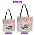 thumbnail image 5 of Every Fart is Love Note Havanese Guilty Face Happy Valentine's All Over Print 3D Canvas Tote Bag Havanese Dog Lover Gifts Idea Reusable Handbag - 01016, 5 of 5