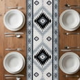 thumbnail image 6 of Brown Beige Boho Table Runner - 72 Inch Long, Kitchen Dining Table Runner Dresser Scarves, Southwestern Ethnic Abstract Geometric Farmhouse Decor for Coffee Tables Wedding Party Banquet, 6 of 8