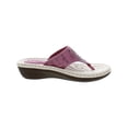 thumbnail image 2 of Cliffs by White Mountain Womens Cienna Faux Suede Thong Wedges, 2 of 3