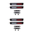 thumbnail image 2 of Kenally 2 piezas/Kit de luz de rejilla delantera automotriz portátil desmontable LED IPX4 lámpara decorativa impermeable herramienta de iluminación Rojo blanco 2piezas Kenally CBP264049, 2 of 5