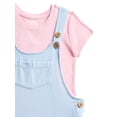 thumbnail image 3 of Wonder Nation Girls Skirtall and Short Sleeve Tee Set, 2-Piece, Sizes 4-10, 3 of 3