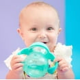 thumbnail image 5 of Nuby 3 Stage Tritan Wide Neck Grow with Me No-Spill Bottle to Cup, 8oz, 2 Count, Pink/Teal, 5 of 5