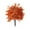 Orange #2, variant on Outdoor Artificial Ground Flower with Ground Spike | Waterproof & Sunproof Fake Plant Decoration for Garden, Yard, Patio | 21.6x11.8x11.8 in Orange/White Plastic Plant