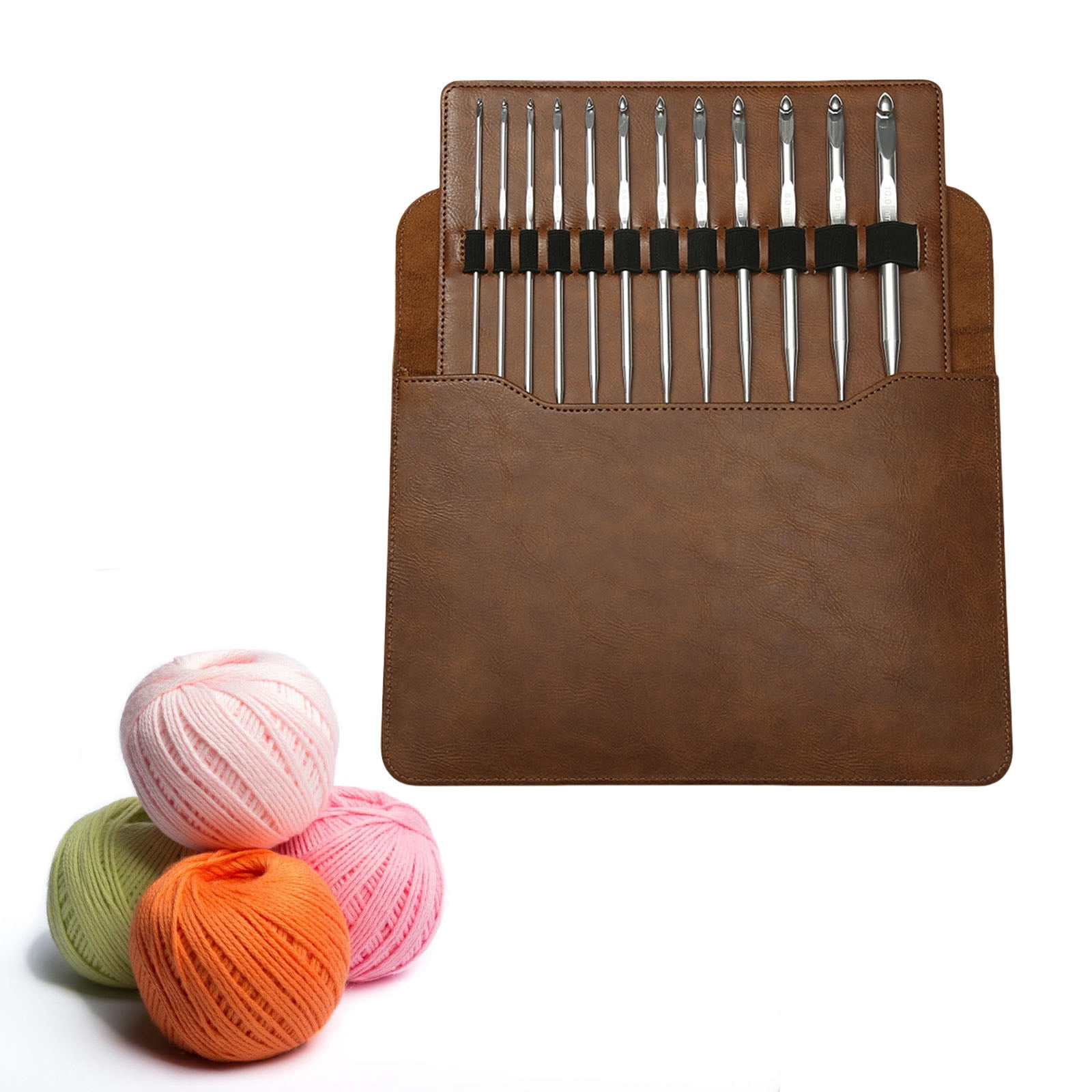 Interchangeable Circular Knitting Needle 3-10.0mm Carpet Crochet Hook Set Tunisian Crochet Hook Set Weaving Tools