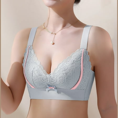 

GaThRRgYP Bras for Women Clearance Women Bras Lace Comfortable Breathable Anti-exhaust Base Non-Steel Ring Non-Magnetic Buckle Beauty Back Underwear