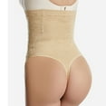 thumbnail image 4 of Defitshape Women's Tummy Control Shapewear Thong Shaper Firm Spandex Tight Slimming Fashion Hook Butt Lifter Nude XX-Large, 4 of 4