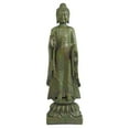 thumbnail image 4 of Design Toscano JE142050 Enlightened Buddha Asian Decor Garden Statue, 40 Inch, Bronze Verdigris Finish, 4 of 10