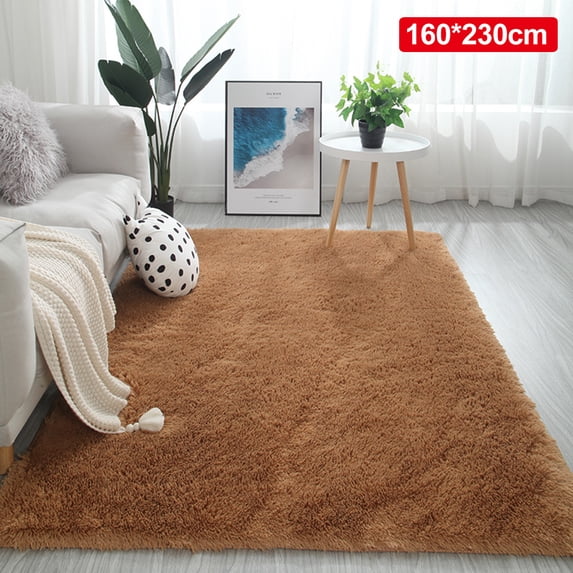 4 Sizes Soft Comfy Area Rugs for Bedroom Living Room Fluffy Shag Fur Carpet for Kids Nursery Plush Shaggy Rug Fuzzy Decorative Floor Rugs Contemporary Luxury Rug