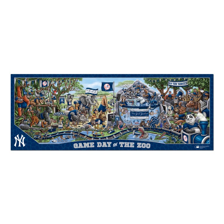 New York Yankees MLB Game Day at the Zoo 500-Piece Sports Jigsaw