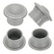 thumbnail image 4 of Extremos de varilla de cortina Uxcell, 4 piezas de tapa de cabeza de varilla de cortina de plástico para decoración de ventanas modernas de oficina en casa, gris, 4 of 6