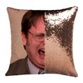 thumbnail image 1 of DJN Up to 30% Off Pillow Case Mermaid Sequins Pillowcase Decorative Square Magic Reversible Sequin Throw linen gold One Size, 1 of 3